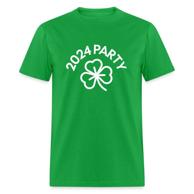St. Patrick's Day 2024 Party green t-shirt design.