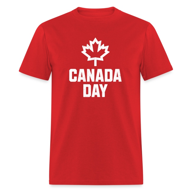 Canada Day Maple Leaf Red T-Shirt