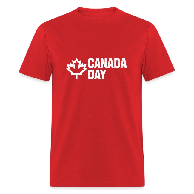 Red Maple Leaf and "Canada Day" Shirt