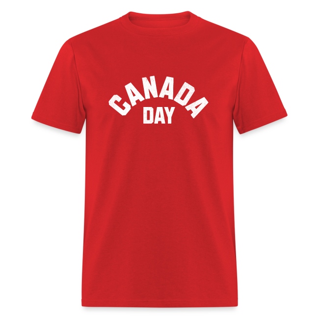 Canada Day Bold Red T-Shirt